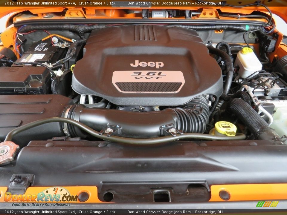 2012 Jeep Wrangler Unlimited Sport 4x4 Crush Orange / Black Photo #6