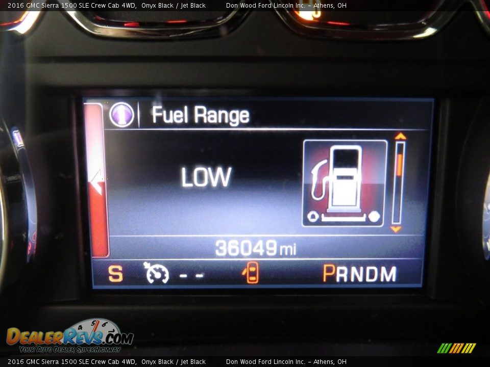 2016 GMC Sierra 1500 SLE Crew Cab 4WD Onyx Black / Jet Black Photo #28