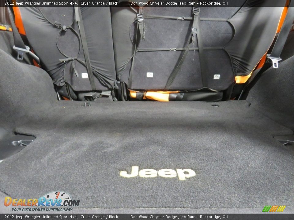2012 Jeep Wrangler Unlimited Sport 4x4 Crush Orange / Black Photo #13