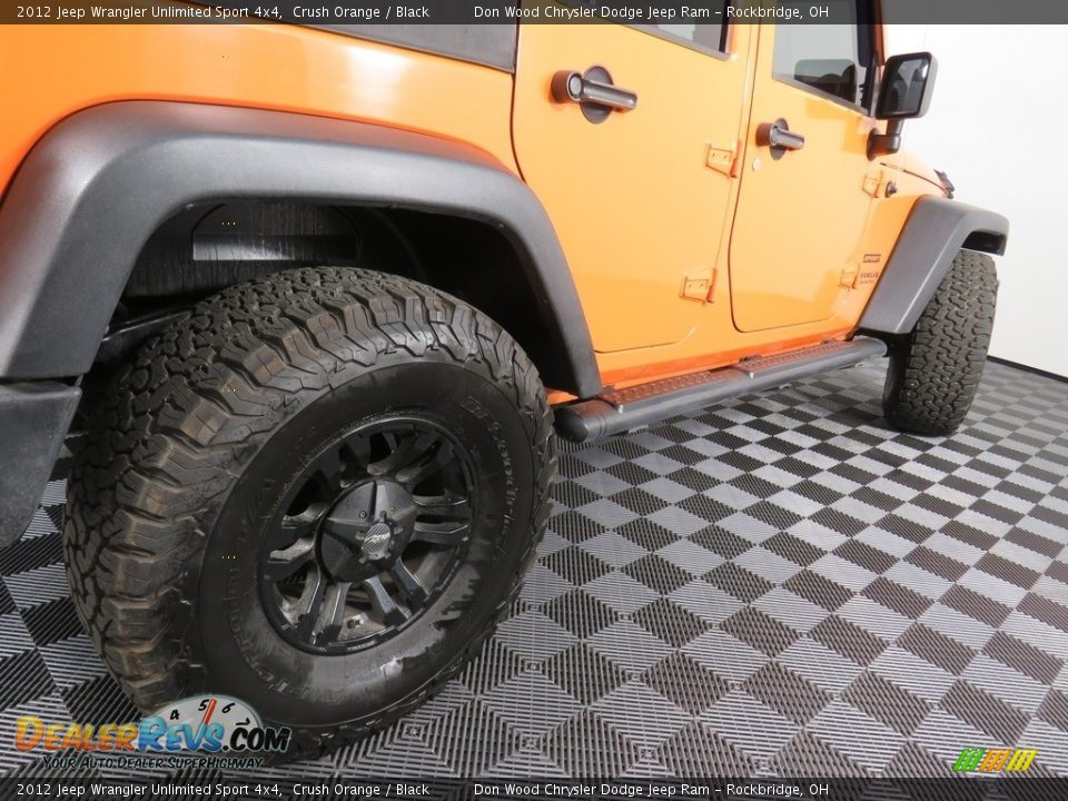 2012 Jeep Wrangler Unlimited Sport 4x4 Crush Orange / Black Photo #15