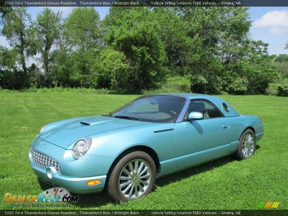 2002 Ford Thunderbird Deluxe Roadster Thunderbird Blue / Midnight Black Photo #1