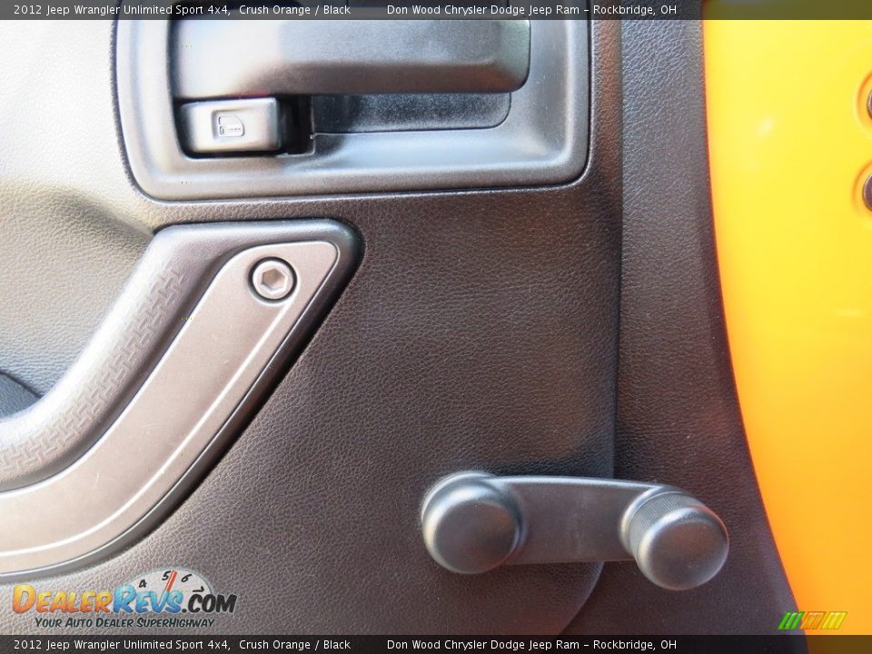 2012 Jeep Wrangler Unlimited Sport 4x4 Crush Orange / Black Photo #17