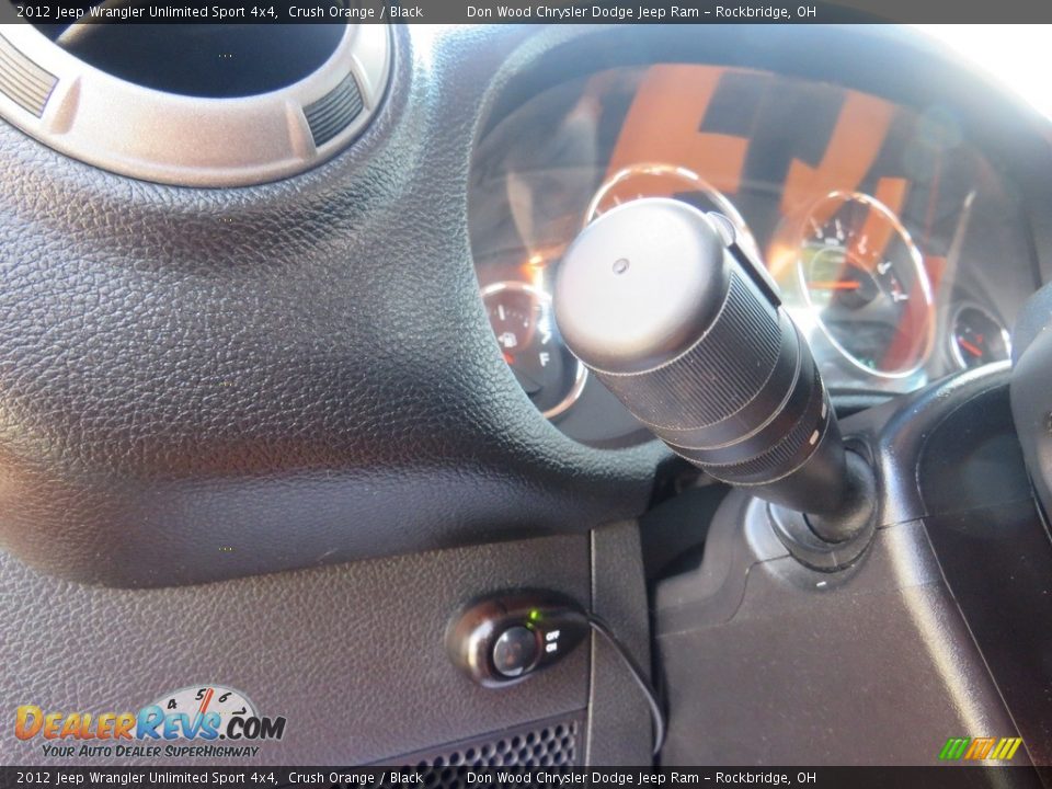 2012 Jeep Wrangler Unlimited Sport 4x4 Crush Orange / Black Photo #18