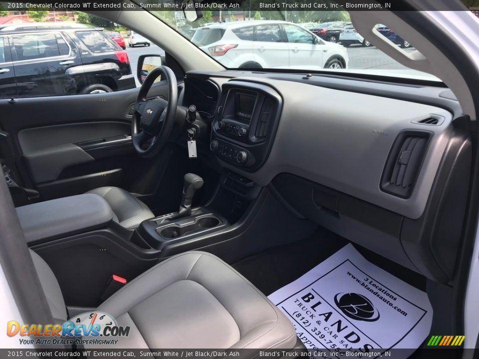 2015 Chevrolet Colorado WT Extended Cab Summit White / Jet Black/Dark Ash Photo #25