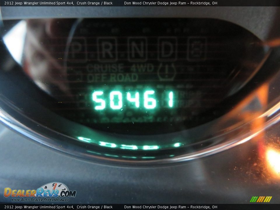 2012 Jeep Wrangler Unlimited Sport 4x4 Crush Orange / Black Photo #21