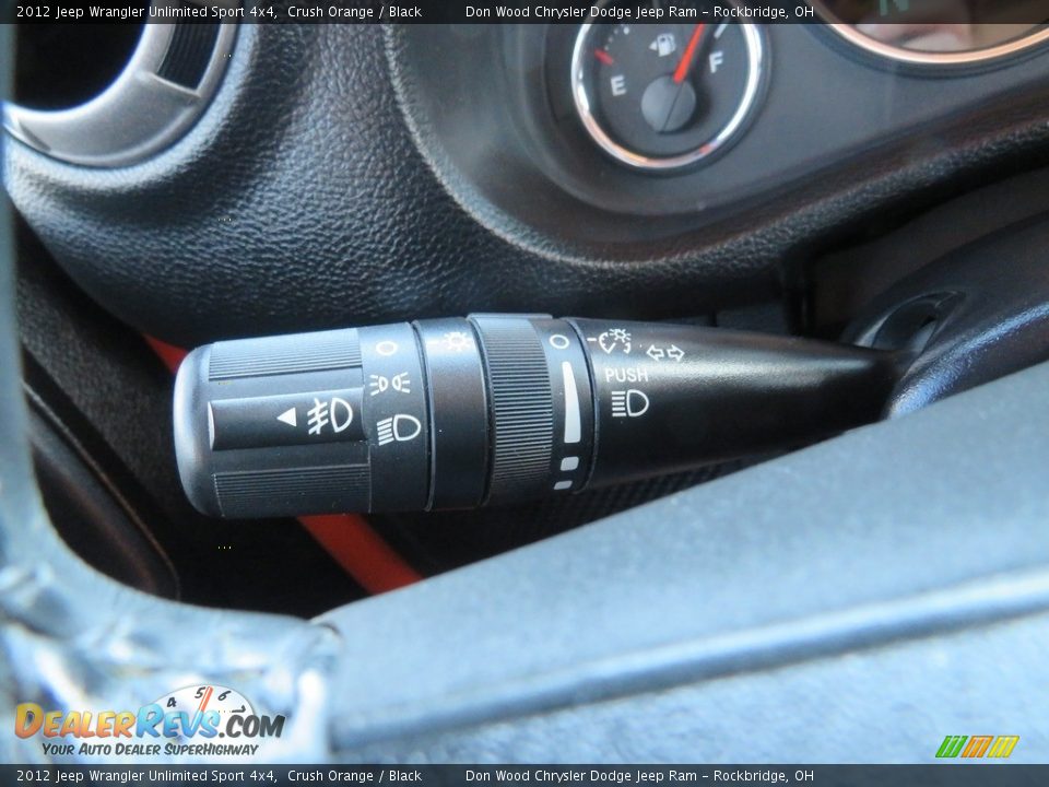 2012 Jeep Wrangler Unlimited Sport 4x4 Crush Orange / Black Photo #22