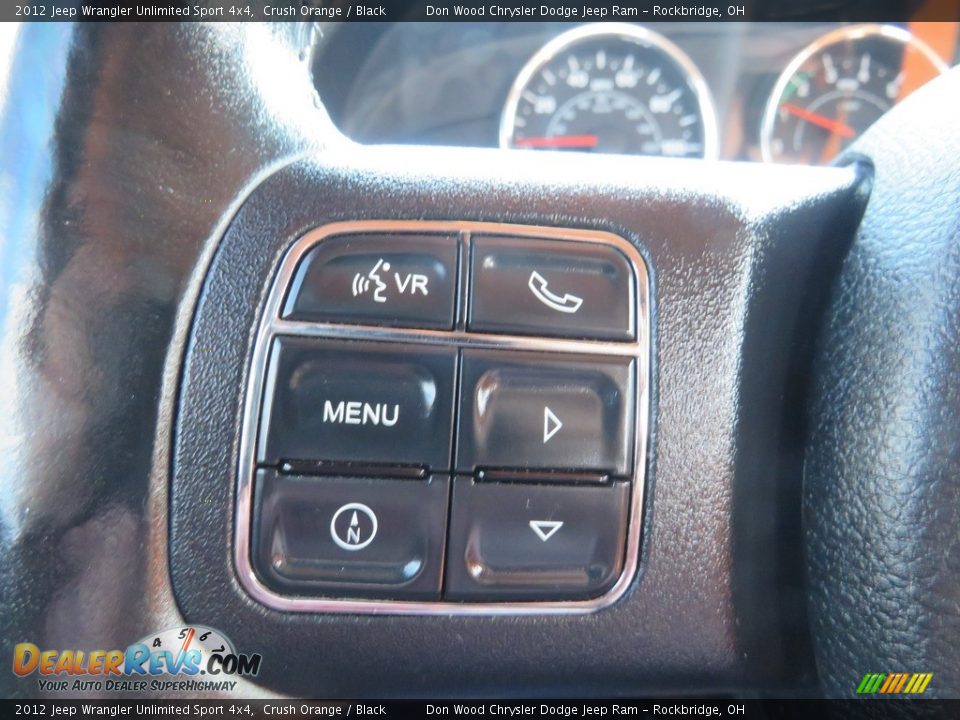 2012 Jeep Wrangler Unlimited Sport 4x4 Crush Orange / Black Photo #23