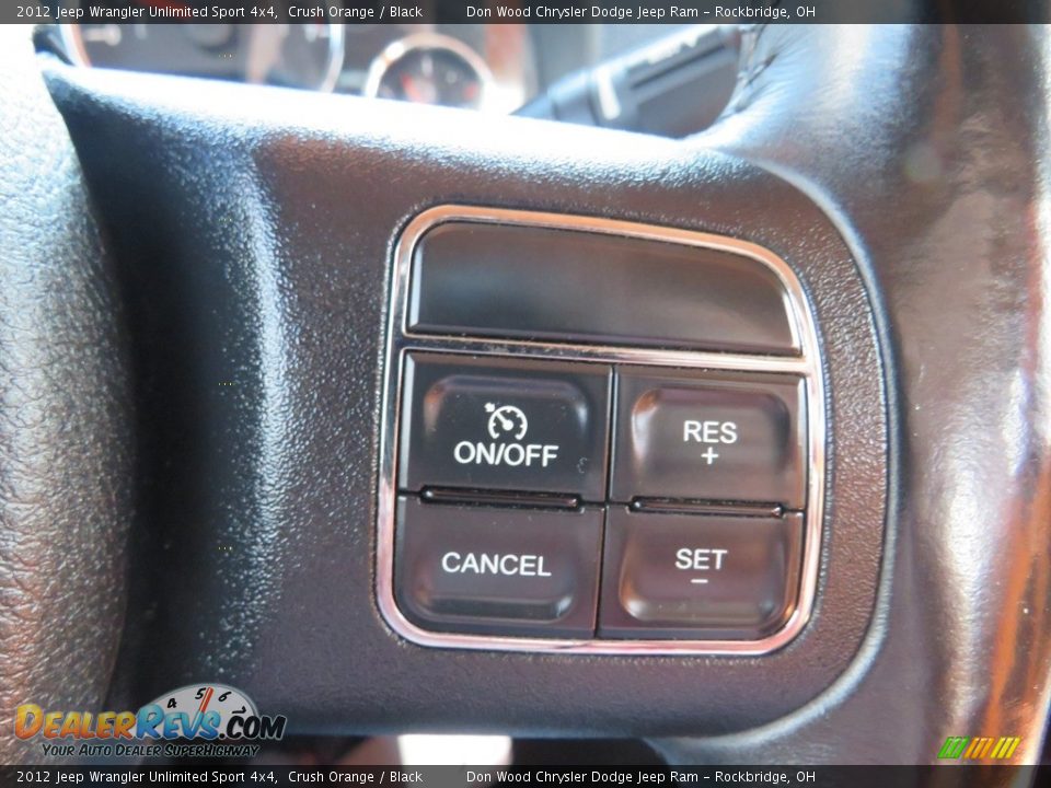 2012 Jeep Wrangler Unlimited Sport 4x4 Crush Orange / Black Photo #24