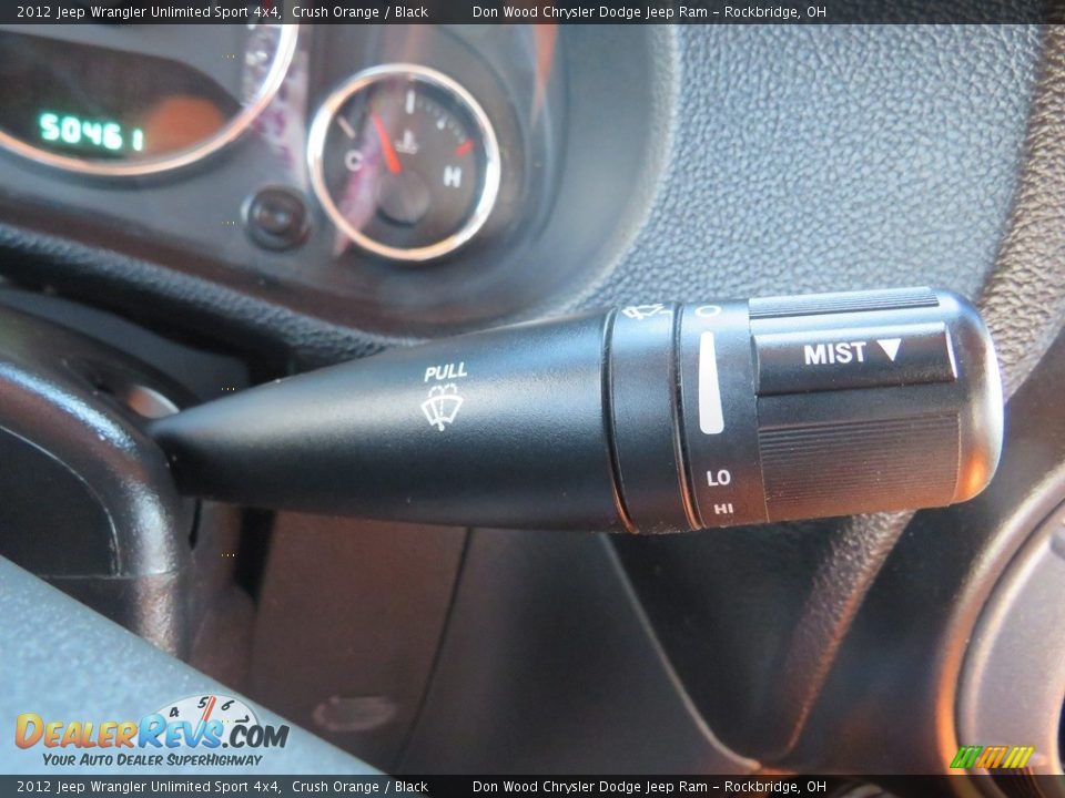 2012 Jeep Wrangler Unlimited Sport 4x4 Crush Orange / Black Photo #25