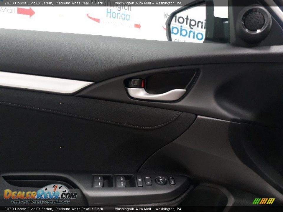 2020 Honda Civic EX Sedan Platinum White Pearl / Black Photo #9