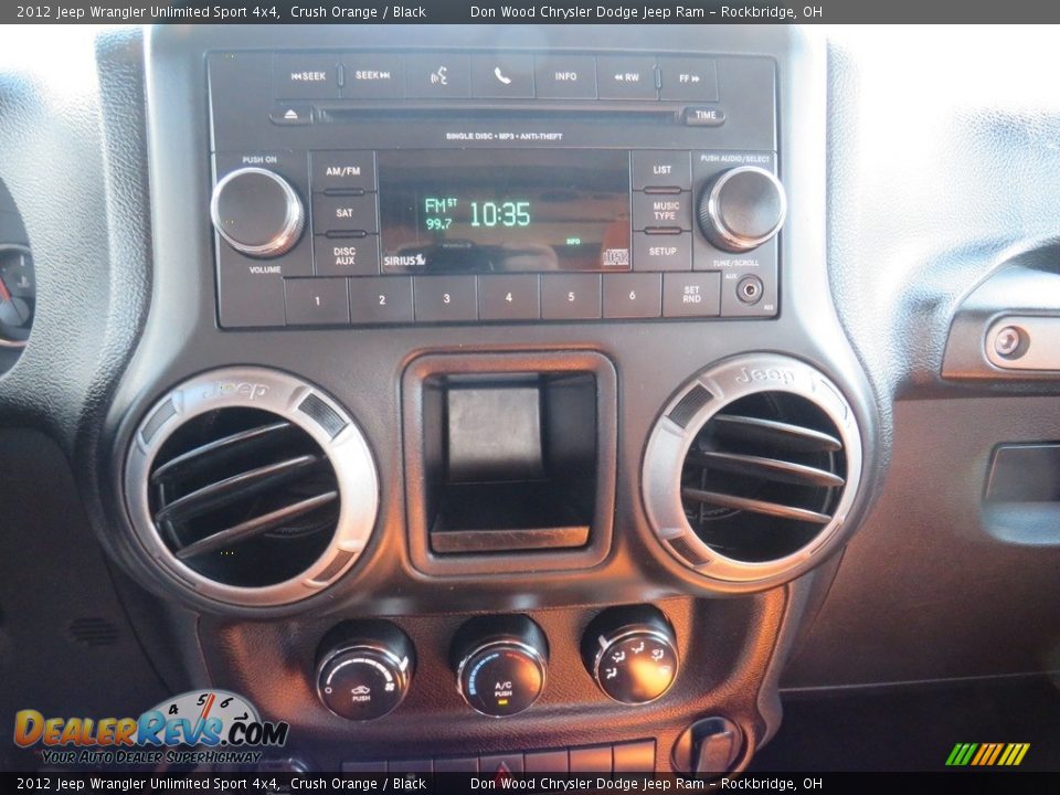 2012 Jeep Wrangler Unlimited Sport 4x4 Crush Orange / Black Photo #26