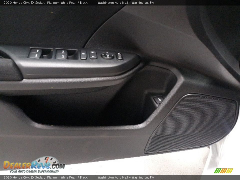 2020 Honda Civic EX Sedan Platinum White Pearl / Black Photo #10