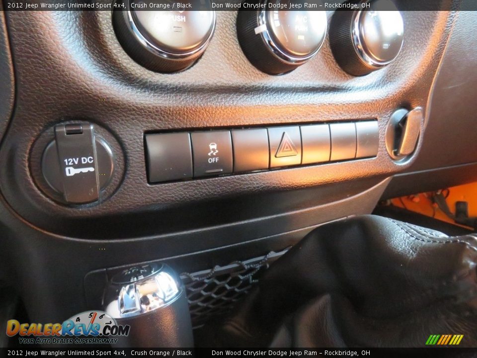 2012 Jeep Wrangler Unlimited Sport 4x4 Crush Orange / Black Photo #27