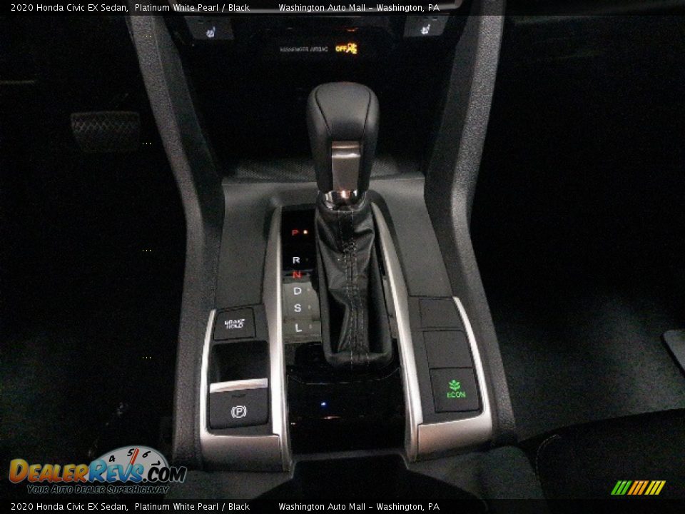 2020 Honda Civic EX Sedan Platinum White Pearl / Black Photo #17