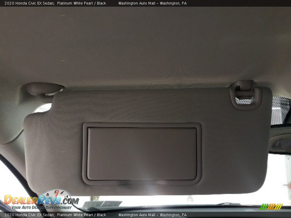 2020 Honda Civic EX Sedan Platinum White Pearl / Black Photo #18