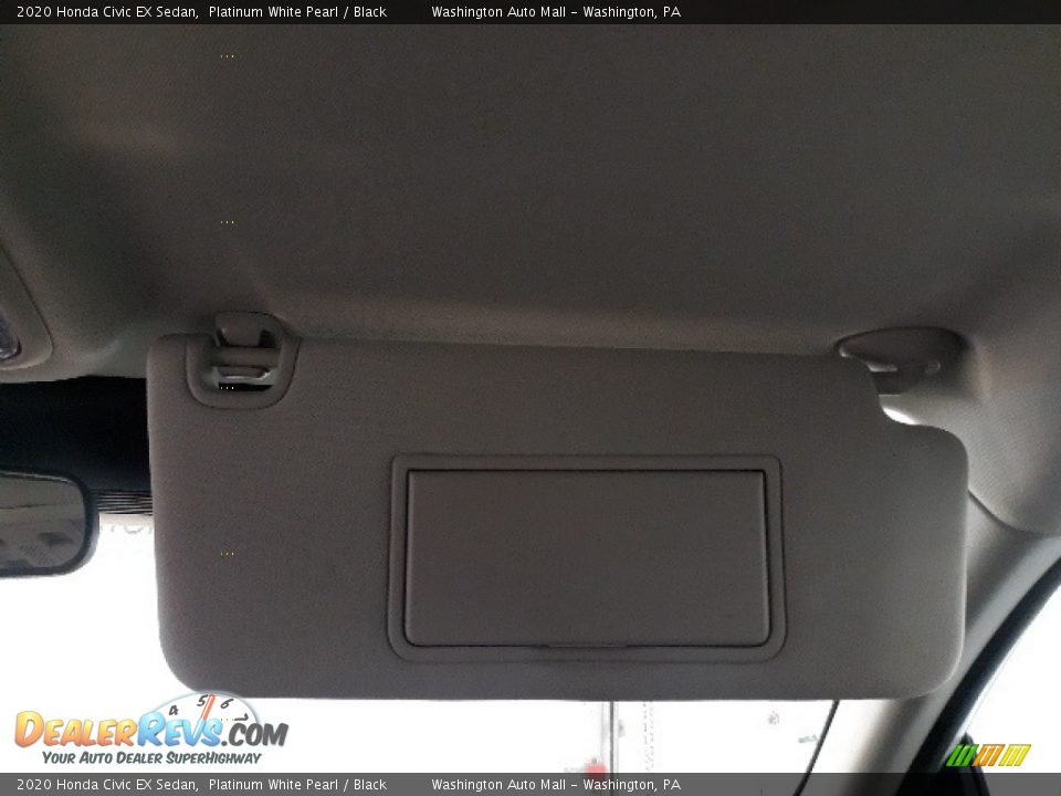 2020 Honda Civic EX Sedan Platinum White Pearl / Black Photo #20