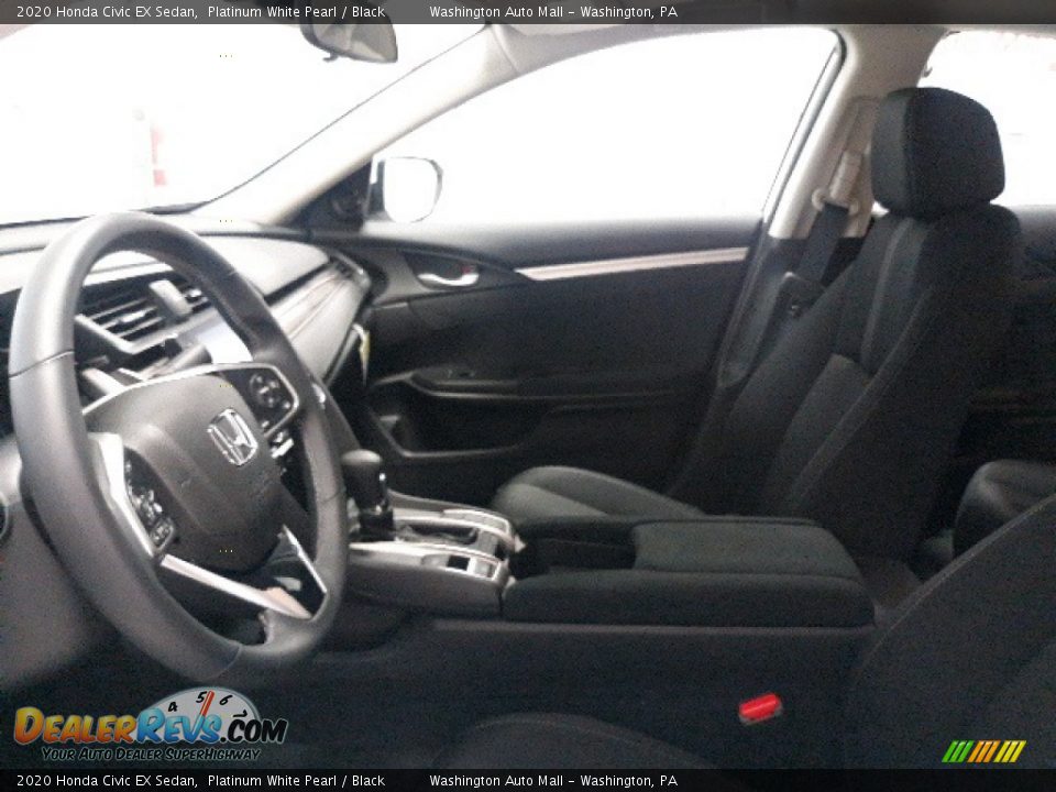 2020 Honda Civic EX Sedan Platinum White Pearl / Black Photo #21