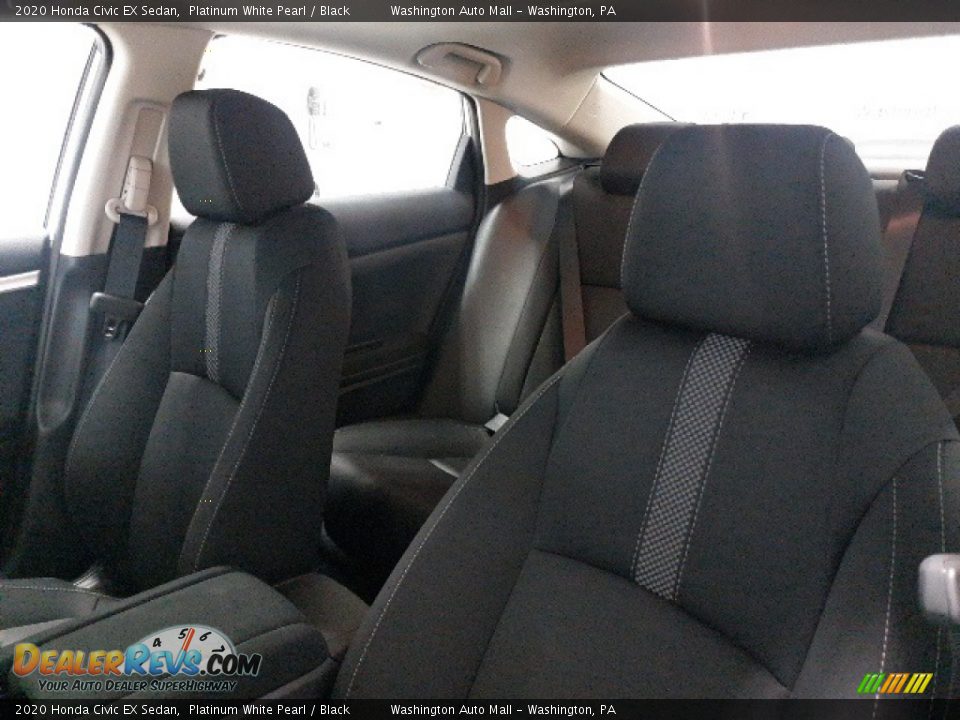 2020 Honda Civic EX Sedan Platinum White Pearl / Black Photo #22