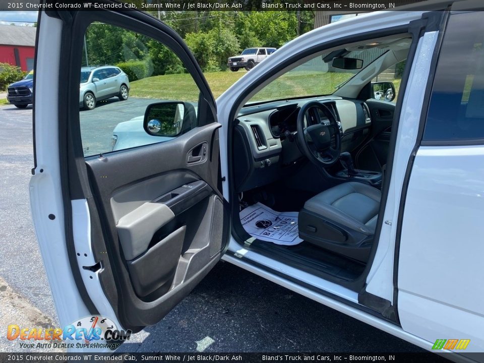 2015 Chevrolet Colorado WT Extended Cab Summit White / Jet Black/Dark Ash Photo #10