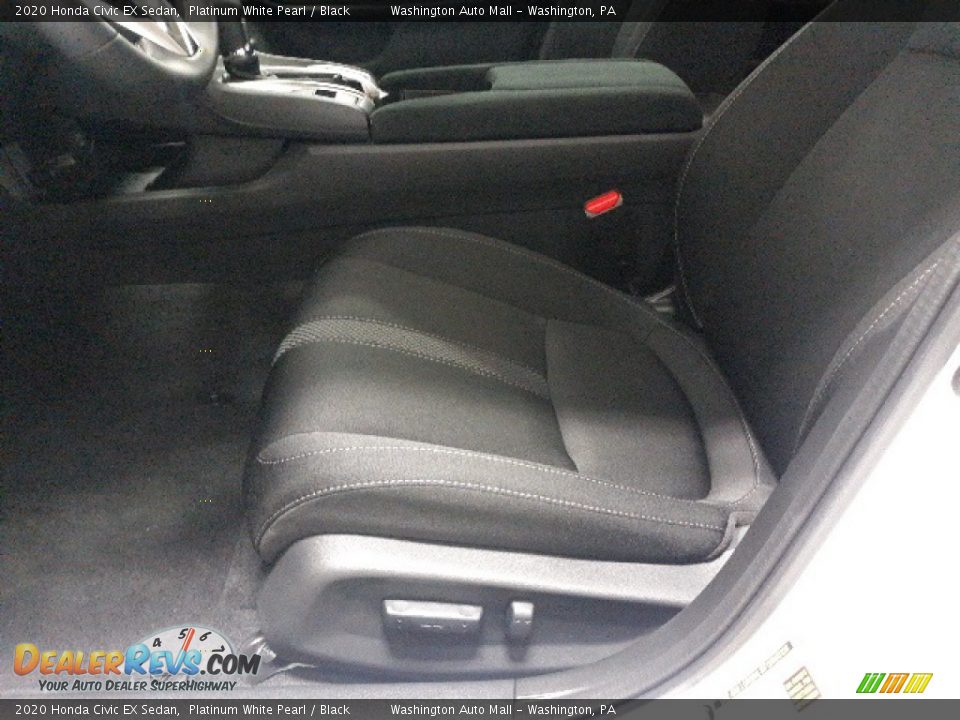 2020 Honda Civic EX Sedan Platinum White Pearl / Black Photo #23