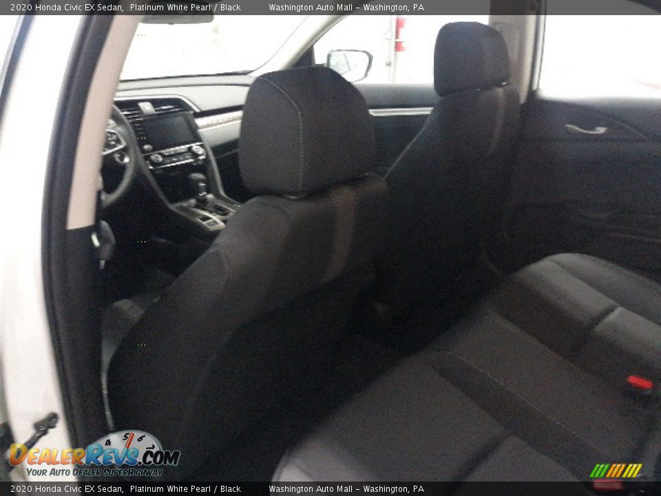 2020 Honda Civic EX Sedan Platinum White Pearl / Black Photo #25