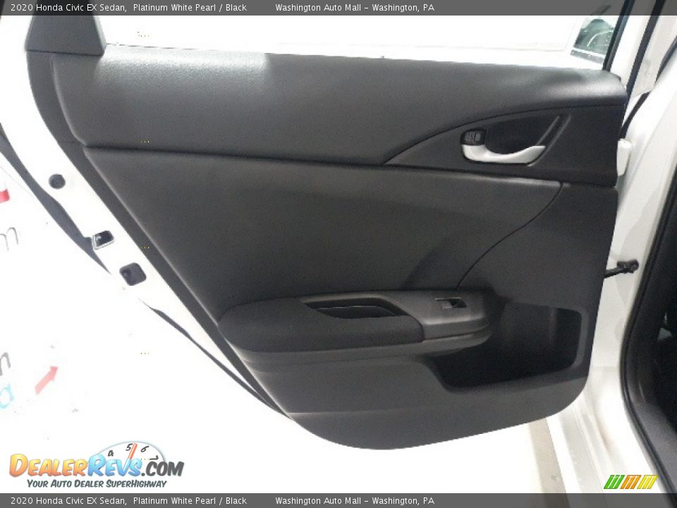 2020 Honda Civic EX Sedan Platinum White Pearl / Black Photo #28