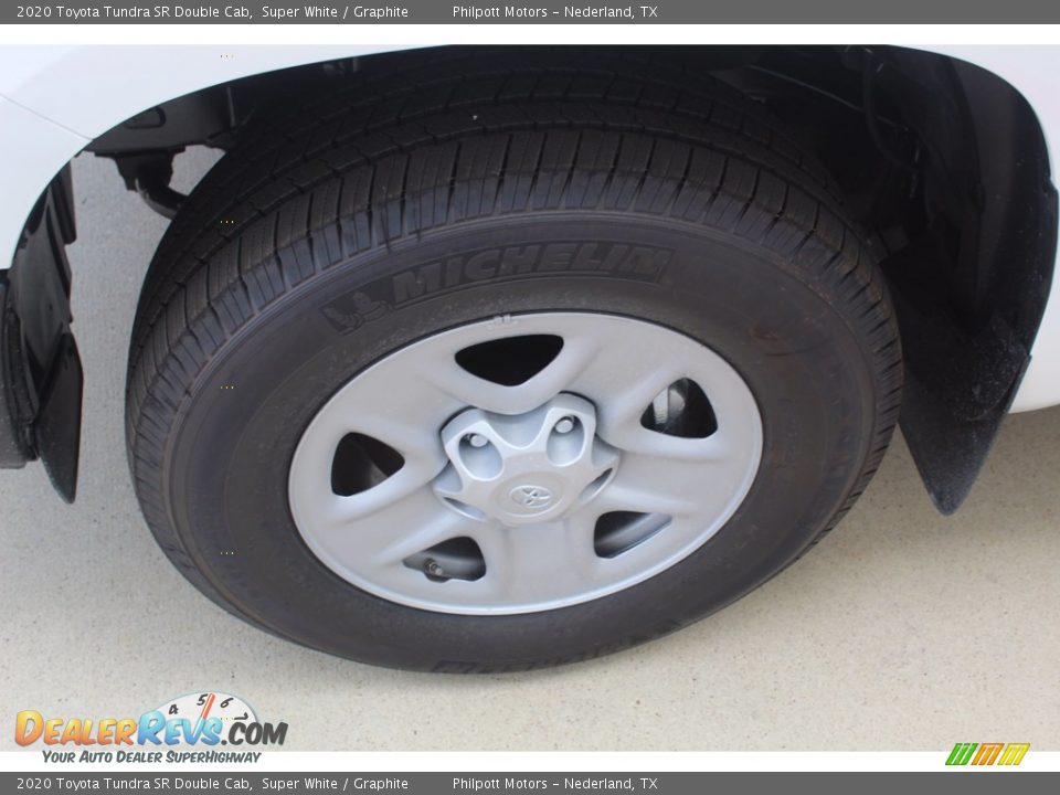 2020 Toyota Tundra SR Double Cab Super White / Graphite Photo #5