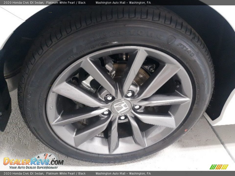 2020 Honda Civic EX Sedan Platinum White Pearl / Black Photo #33