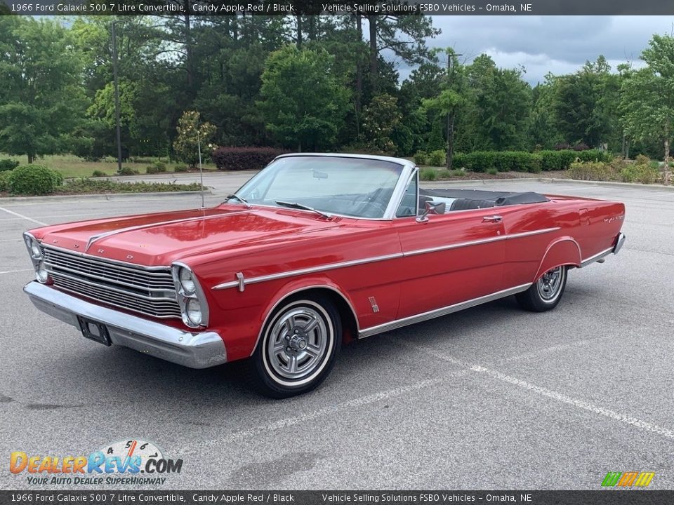 1966 Ford Galaxie 500 7 Litre Convertible Candy Apple Red / Black Photo #1