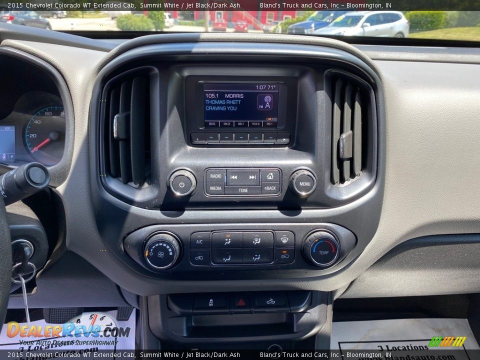 2015 Chevrolet Colorado WT Extended Cab Summit White / Jet Black/Dark Ash Photo #20