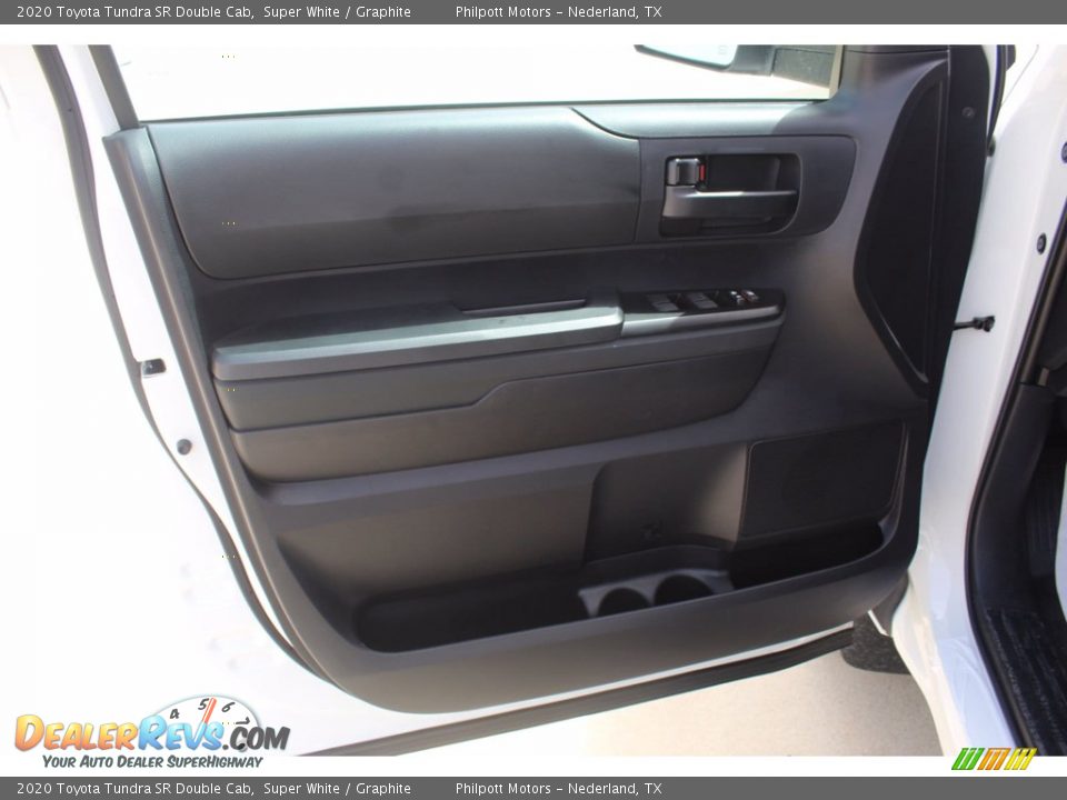2020 Toyota Tundra SR Double Cab Super White / Graphite Photo #9