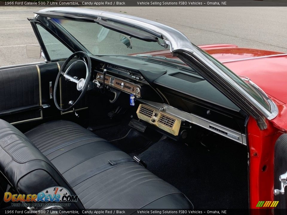 1966 Ford Galaxie 500 7 Litre Convertible Candy Apple Red / Black Photo #4