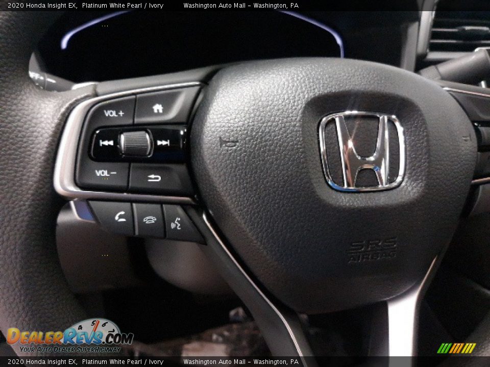 2020 Honda Insight EX Platinum White Pearl / Ivory Photo #5