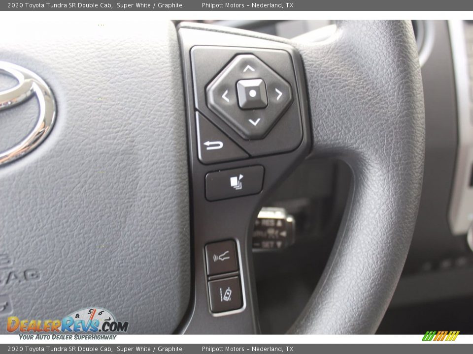 2020 Toyota Tundra SR Double Cab Super White / Graphite Photo #12