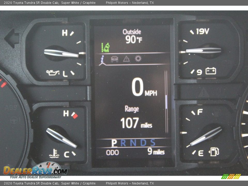 2020 Toyota Tundra SR Double Cab Super White / Graphite Photo #14