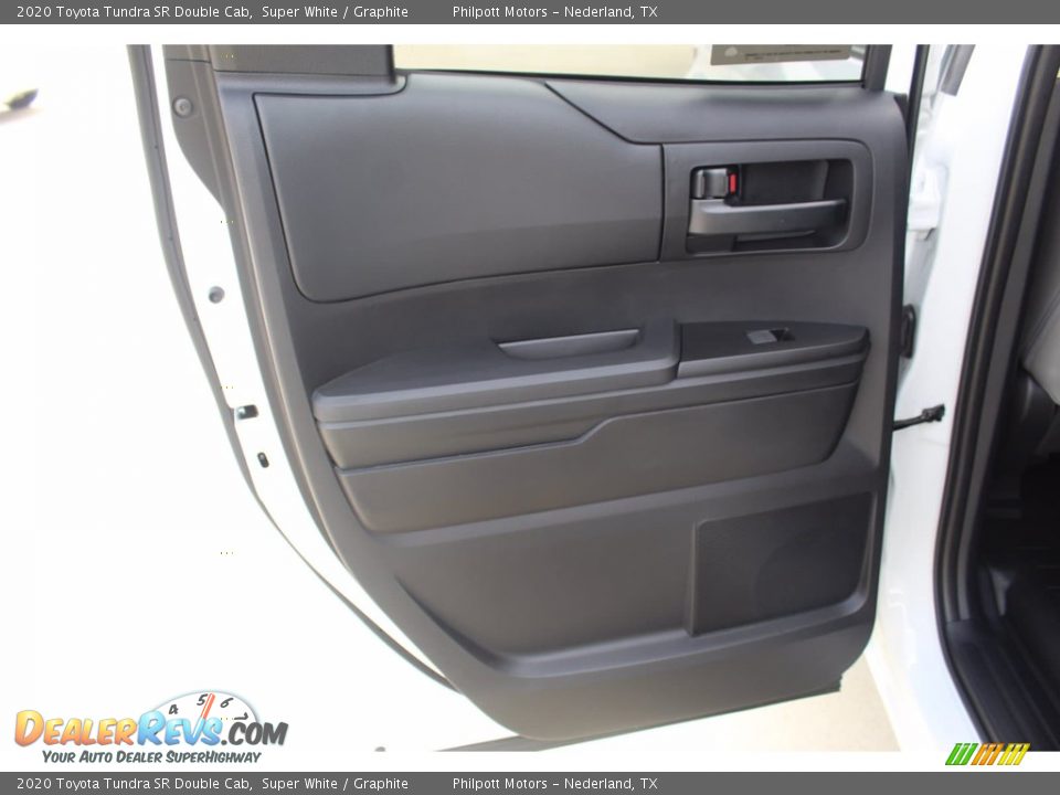 2020 Toyota Tundra SR Double Cab Super White / Graphite Photo #19