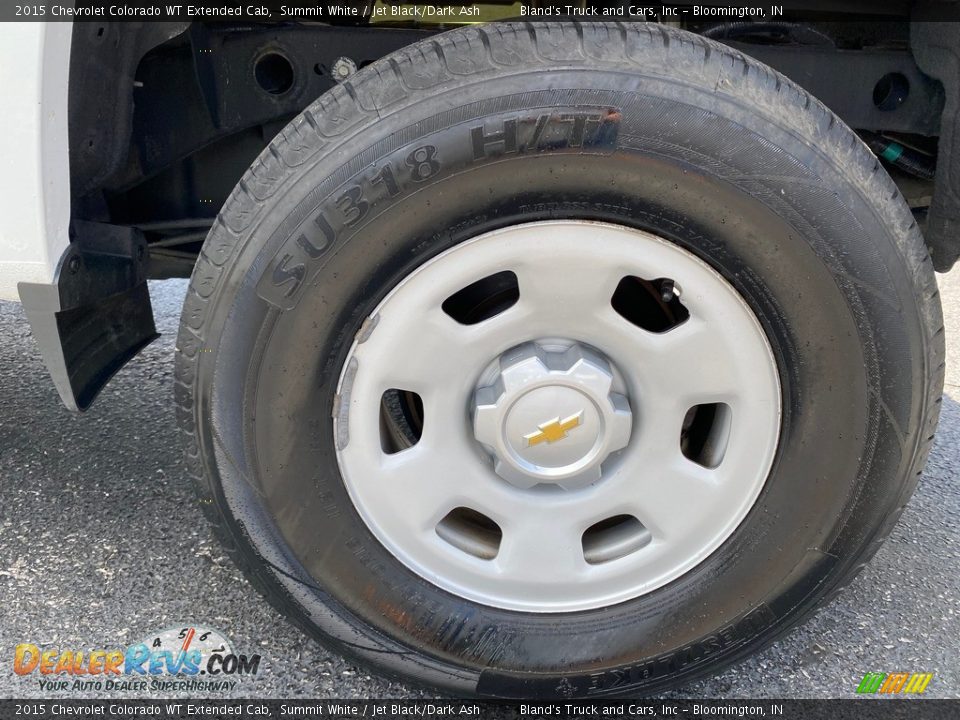 2015 Chevrolet Colorado WT Extended Cab Summit White / Jet Black/Dark Ash Photo #31