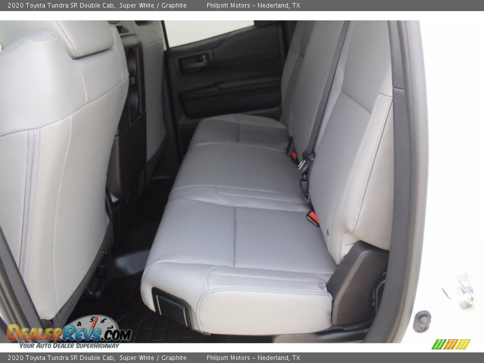 2020 Toyota Tundra SR Double Cab Super White / Graphite Photo #20