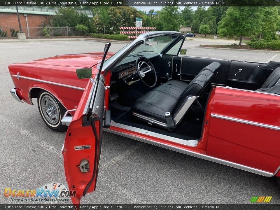 1966 Ford Galaxie 500 7 Litre Convertible Candy Apple Red / Black Photo #13