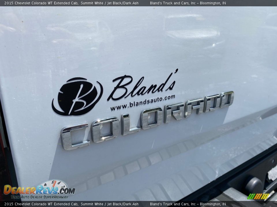 2015 Chevrolet Colorado WT Extended Cab Summit White / Jet Black/Dark Ash Photo #32