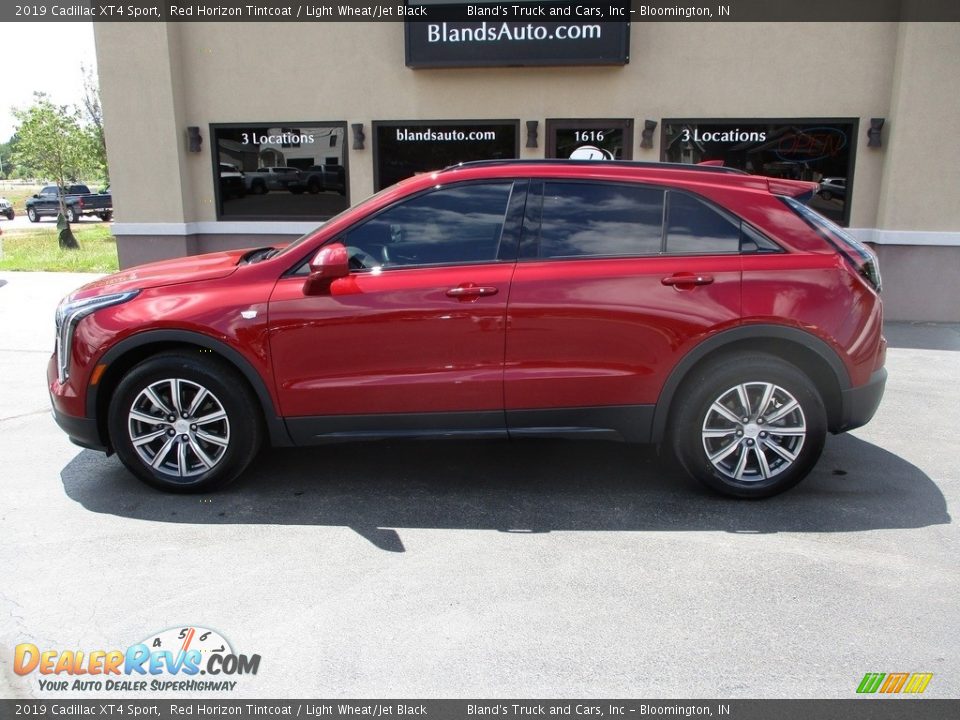 2019 Cadillac XT4 Sport Red Horizon Tintcoat / Light Wheat/Jet Black Photo #1