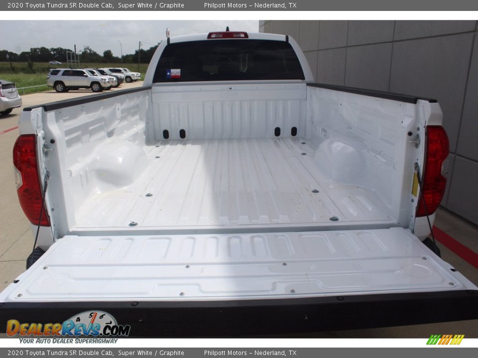 2020 Toyota Tundra SR Double Cab Super White / Graphite Photo #23