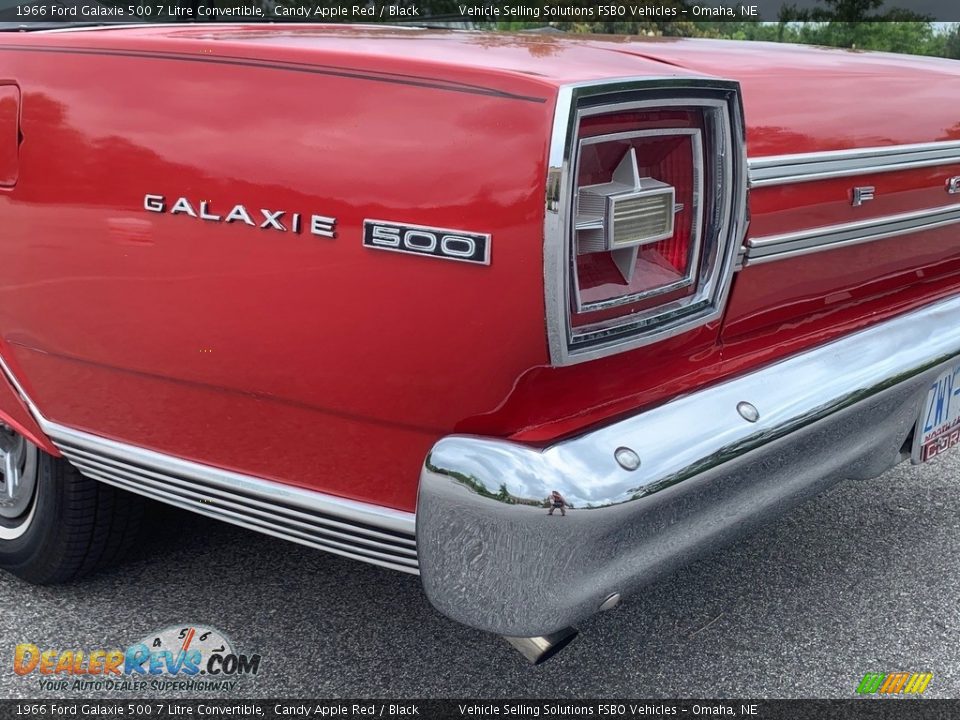 1966 Ford Galaxie 500 7 Litre Convertible Candy Apple Red / Black Photo #24