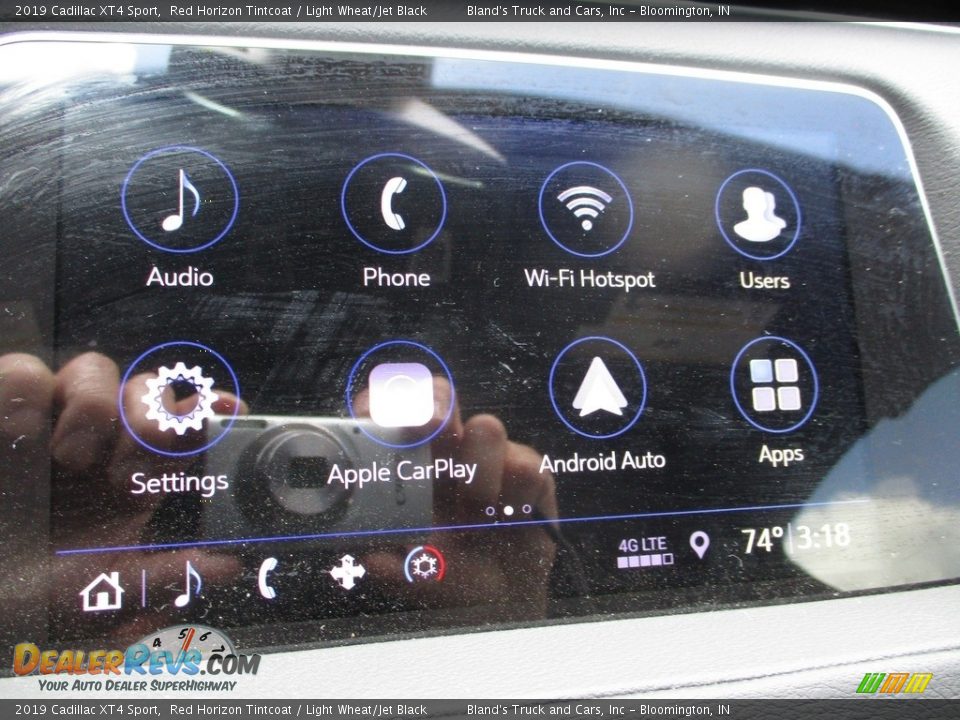 2019 Cadillac XT4 Sport Red Horizon Tintcoat / Light Wheat/Jet Black Photo #20