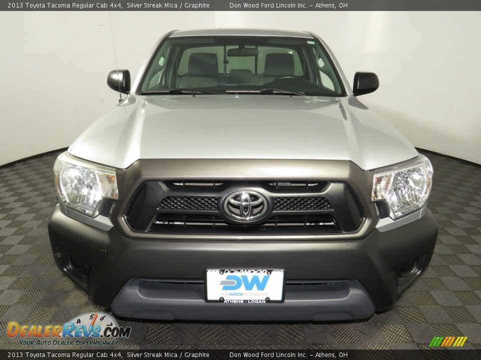 2013 Toyota Tacoma Regular Cab 4x4 Silver Streak Mica / Graphite Photo #4