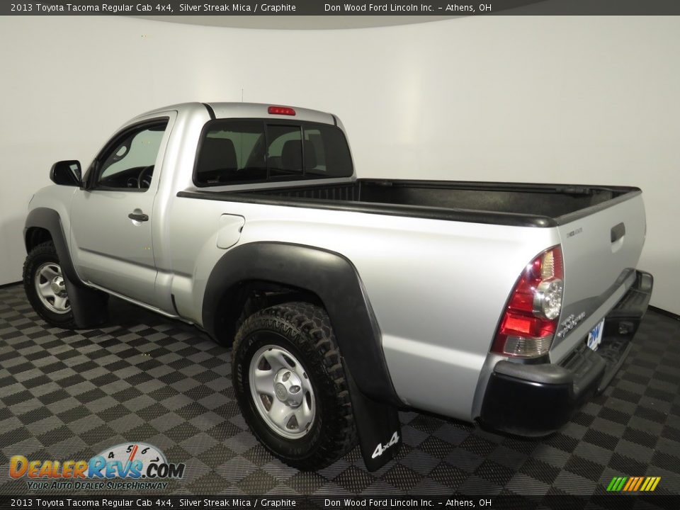 2013 Toyota Tacoma Regular Cab 4x4 Silver Streak Mica / Graphite Photo #9