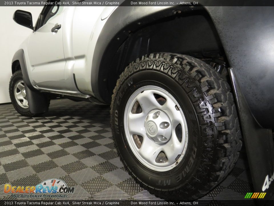 2013 Toyota Tacoma Regular Cab 4x4 Silver Streak Mica / Graphite Photo #10
