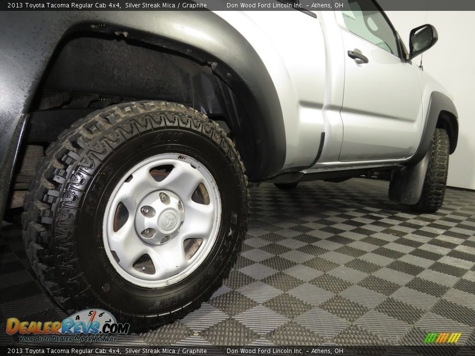 2013 Toyota Tacoma Regular Cab 4x4 Silver Streak Mica / Graphite Photo #13