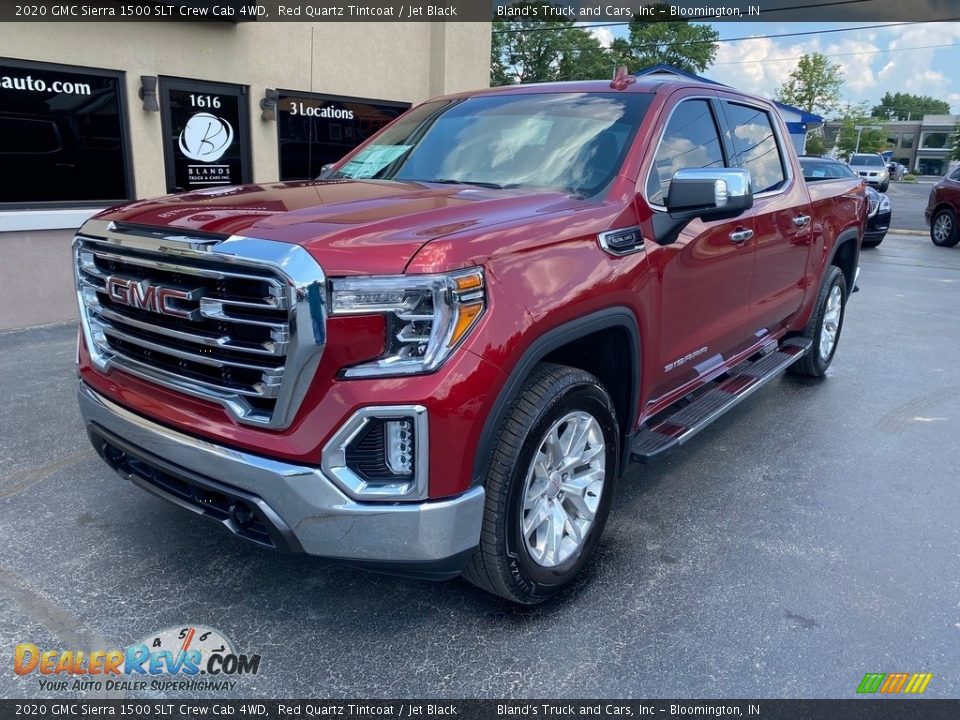 2020 GMC Sierra 1500 SLT Crew Cab 4WD Red Quartz Tintcoat / Jet Black Photo #2