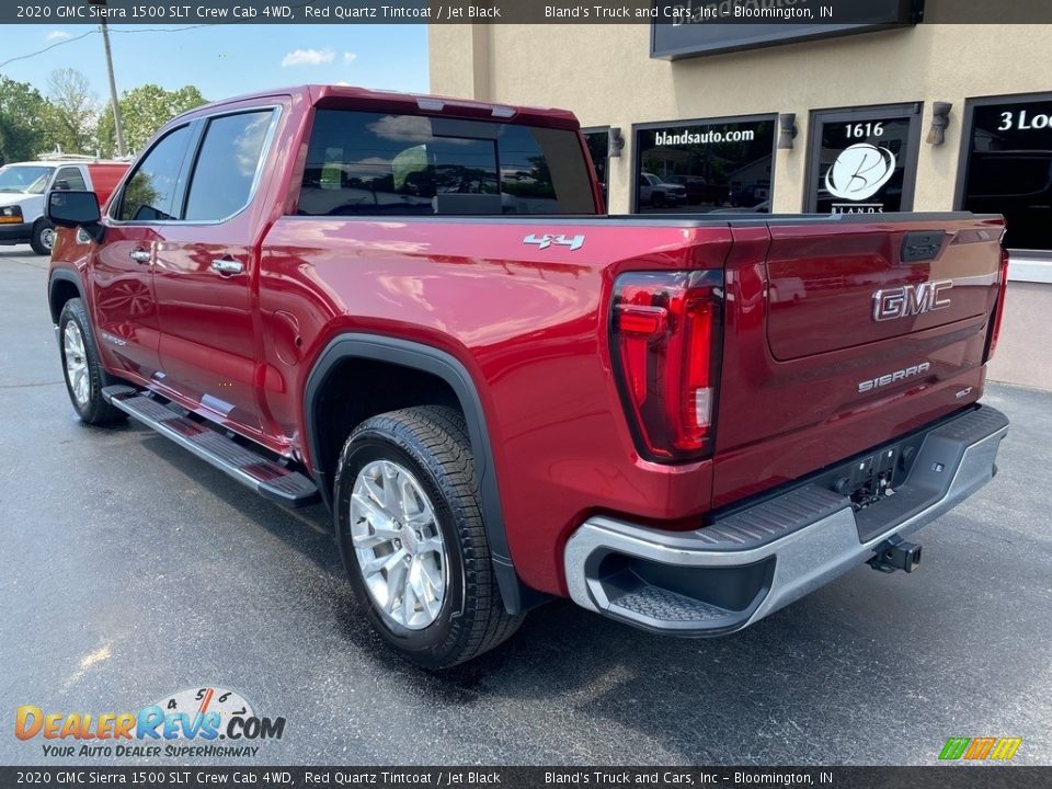 2020 GMC Sierra 1500 SLT Crew Cab 4WD Red Quartz Tintcoat / Jet Black Photo #3